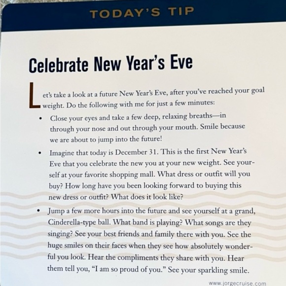 NWT-Jorge Cruise-8 Minutes in the Morning for Extra Easy Weight Loss-Card Kit - Picture 7 of 10